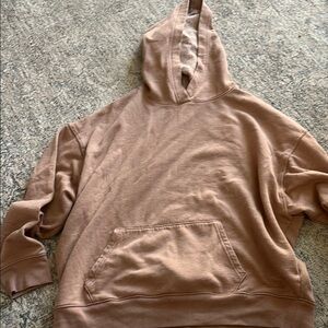 Women’s Tan Hoodie Sweater